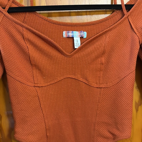 NWOT Orange Urban Outfitters Top - Picture 3 of 6